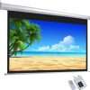TECHCOM TC-APS-3240 AUTO ELECTRIC PROJECTOR SCREEN 240 X 240