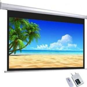 TECHCOM TC-APS-3240 AUTO ELECTRIC PROJECTOR SCREEN 240 X 240