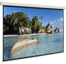 TECHCOM TC-MPS- 240 – MANUAL PROJECTOR SCREEN 240 X 240