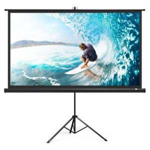 TECHCOM TC-TPS-2400 TRIPOD PROJECTOR SCREEN 240 X 240