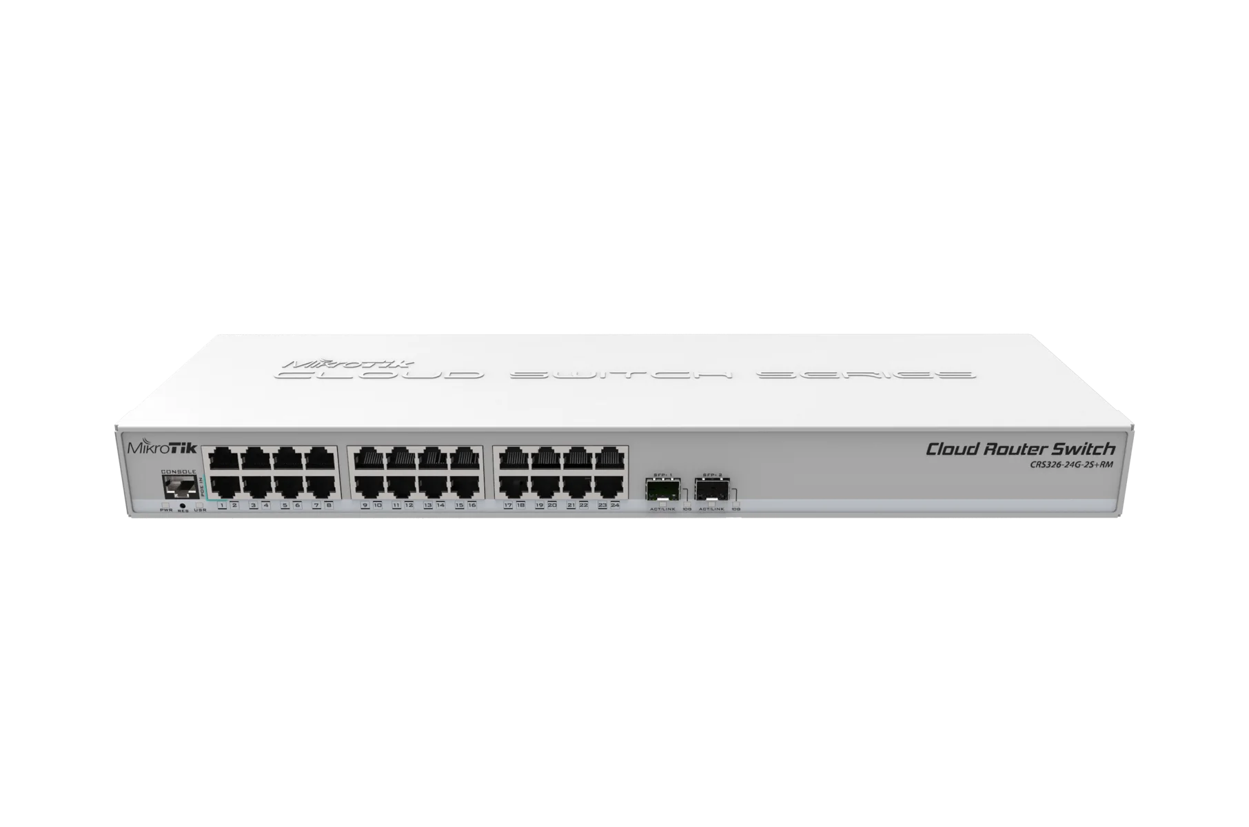 MikroTik (CRS326-24G-2S+RM) 24 Gigabit Ports Switch