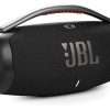 Black JBL Boombox 3 BT speaker with biggest sound and longest playtime