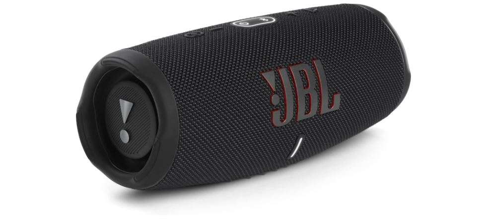 Black JBL Charge 5 Portable Bluetooth and Waterproof Speaker With Powerbank