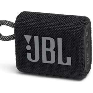 Black JBL GO 3 Wireless Bluetooth portable speaker