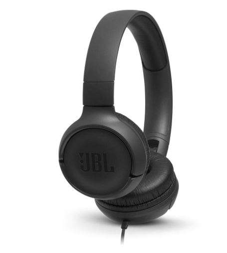 Black JBL Tune 500 Headphones
