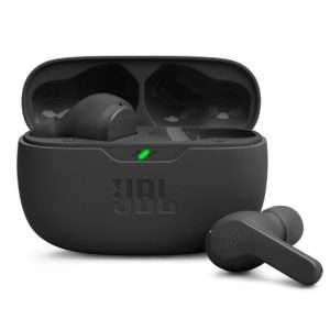 Black JBL Wave Beam Wireless Earbuds