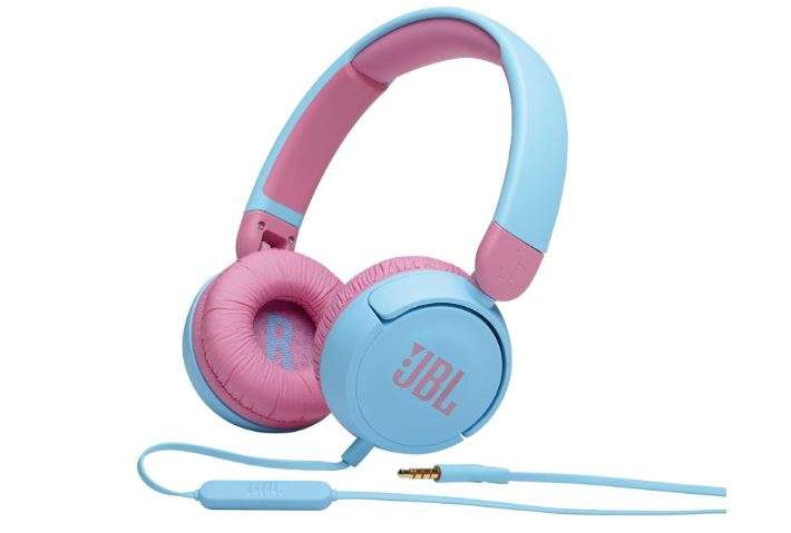 Blue JBL Jr 310 Kids Headphones