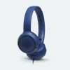 Blue JBL Tune 500 Wired Headphones