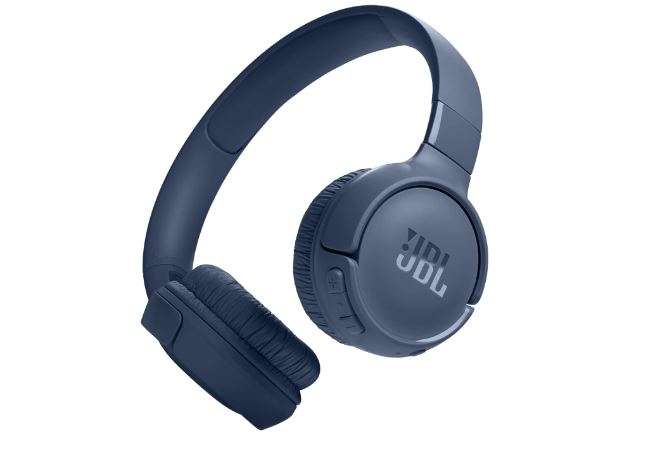 Blue JBL Tune 520BT Headphones