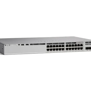 Cisco C9200L-24P-4X-E 24-Port PoE+ Switch, 4x10G, DNA Essentials 3Y