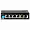 DGS-F1006P-E D-Link 250M 6-Port 1000Mbps Switch with 4 PoE Ports and 2 Uplink Ports