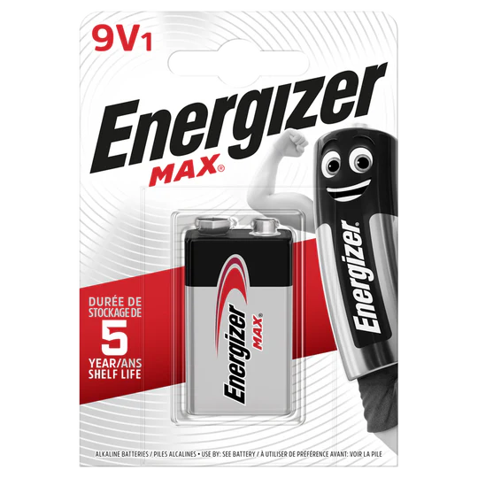 Energizer Alkaline Battery 9V