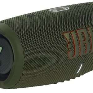 Green JBL Charge 5 Portable Bluetooth and Waterproof Speaker With Powerbank