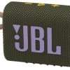 Green JBL GO 3 Wireless Bluetooth portable speaker