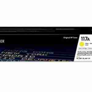 HP 117A Yellow LaserJet Toner Cartridge - W2072A