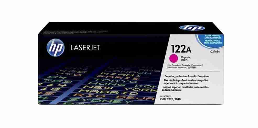 HP 122A Magenta Toner Cartridge - Q3963A