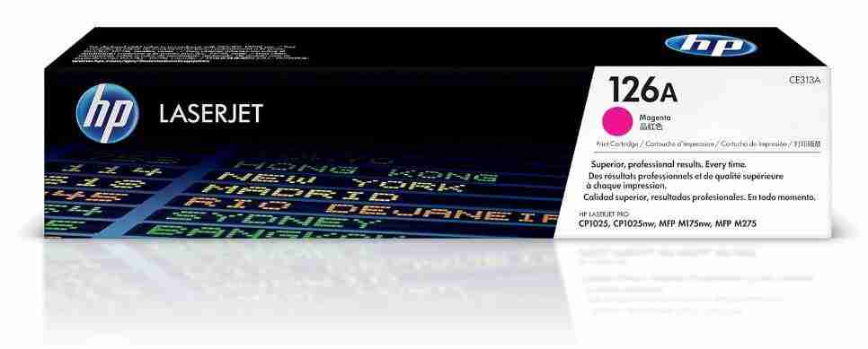 HP 126A Magenta LaserJet Toner Cartridge - CE313A