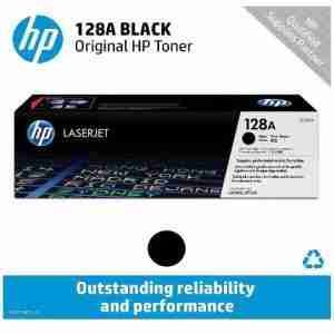 HP 128A Black LaserJet Toner Cartridge - CE320A