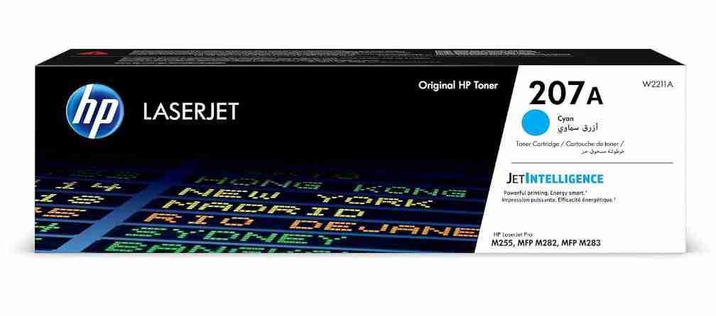 HP 207A Cyan LaserJet Toner Cartridge - W2211A