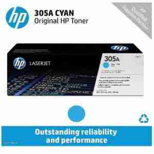 HP 305A Cyan LaserJet Toner Cartridge - CE411A
