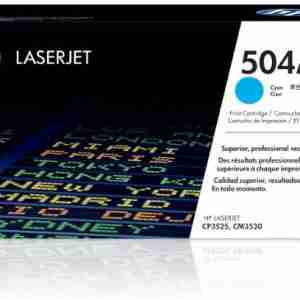HP 504A Cyan LaserJet Toner Cartridge - CE251A