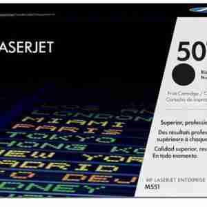 HP 507A Black LaserJet Toner Cartridge - CE400A