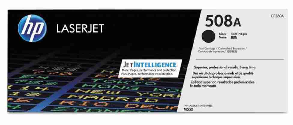 HP 508A Black LaserJet Toner Cartridge - CF360A
