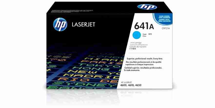 HP 641A Cyan Toner Cartridge - C9721A