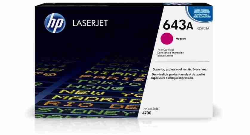 HP 643A Magenta Toner Cartridge - Q5953A