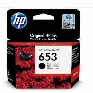 HP 653 Black Ink Cartridge - 3YM75AE