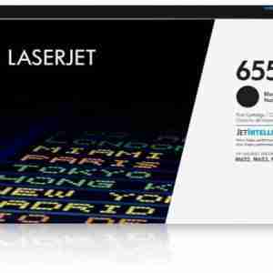 HP 655A Black LaserJet Toner Cartridge - CF450A