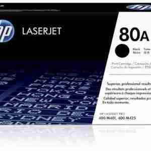 HP 80A Black LaserJet Toner Cartridge - CF280A