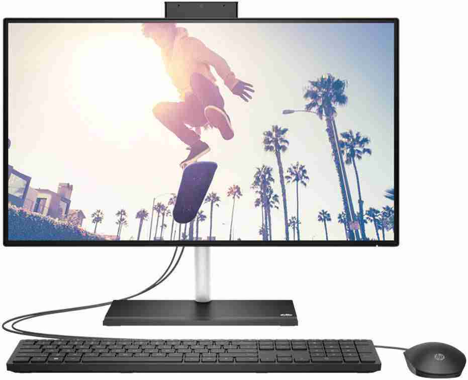 HP All-in-One 24-cb1022nh Bundle All-in-One PC, Intel Core i5 1235U, 8GB DDR4 3200, 256GB