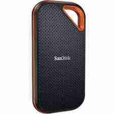 SANDISK E81 EXTREME PRO PORTABLE EXTERNAL SSD V2 2TB - Black - SDSSDE81-2T00-G25
