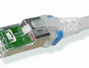 Siemon CAT6A Shielded Modular Cord 1m White (ZM6A-S01M-02)
