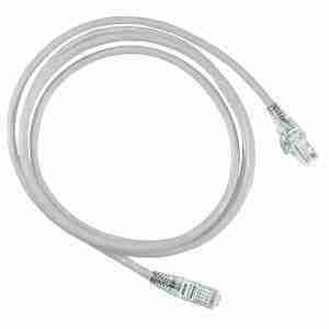 Siemon CORD CAT6 UTP 10M WHITE JKT CLEAR BOOT LS0H MC6-10M-02B
