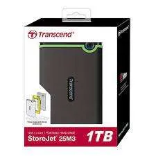 Transcend External HDD 1TB Iron Grey - TS1TSJ25M3S