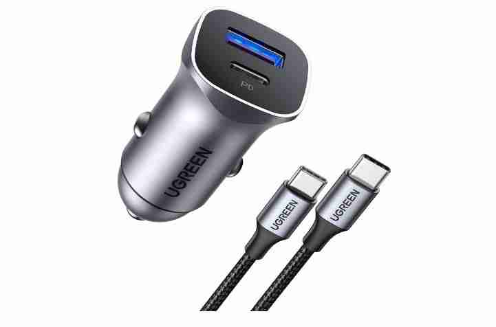 UGREEN 30W 2-Port Fast Car Charger - EC305