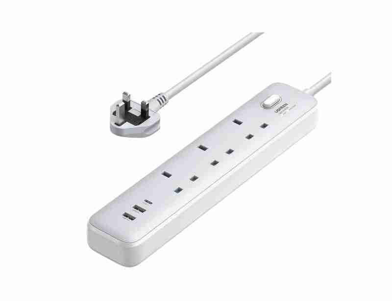 UGREEN 30W 3 AC Power Strip with Master Switch (2A1C) - CD286