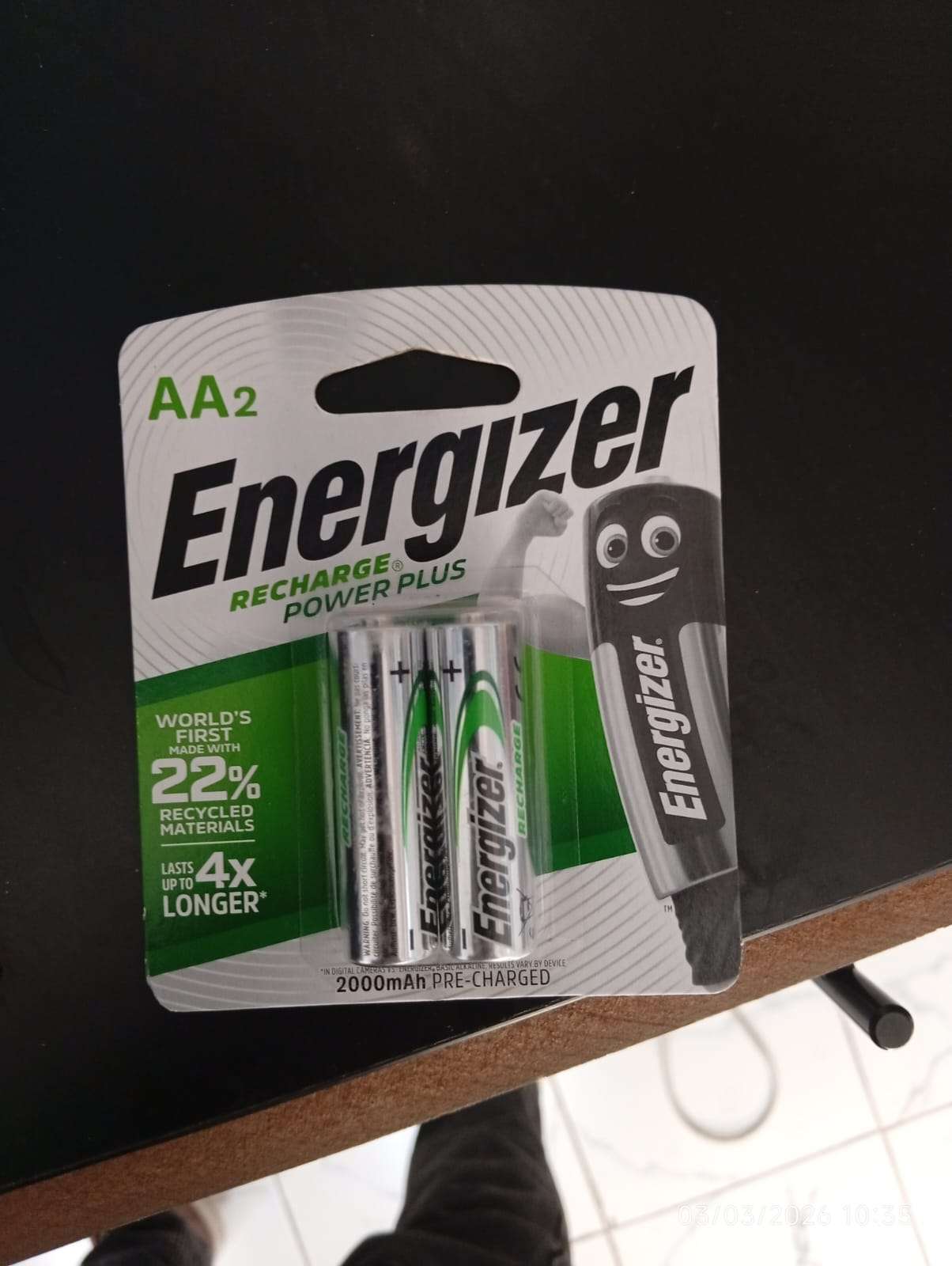 Energizer Rechargable Battery AA. 2pack - Image 2