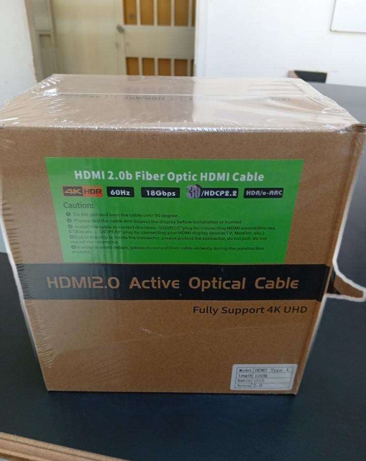 HDMI to HDMI Cable 100m Fiber Optic