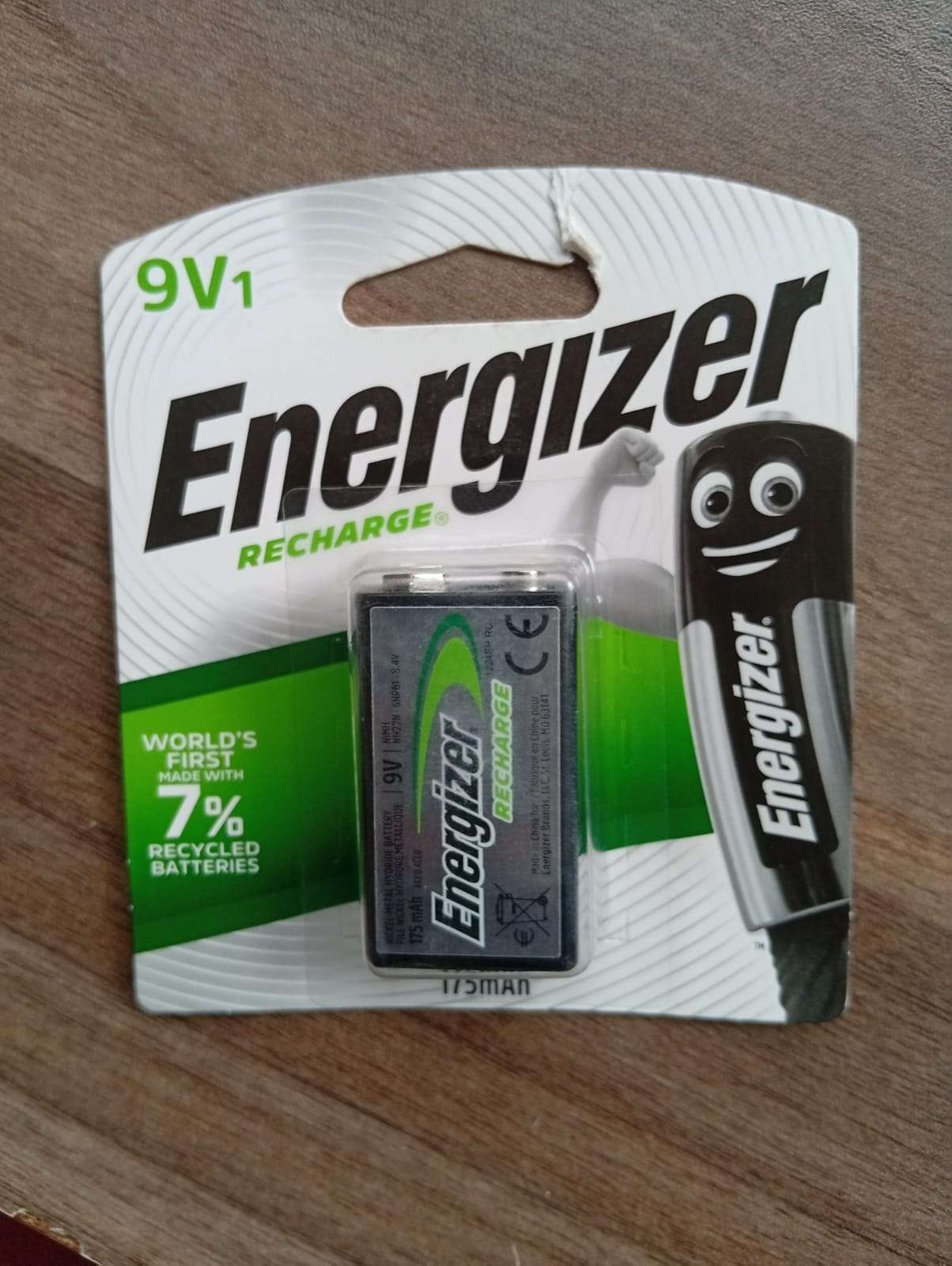Energizer Rechargeable 9V