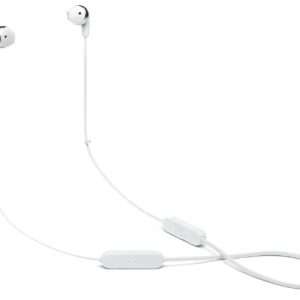 White JBL TUNE 215BT headphones