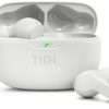 White JBL Wave Beam Wireless Earbuds