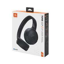 Retail box of Black JBL Tune 520BT Wireless On-Ear Headphones
