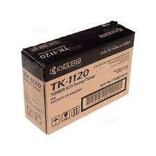 Front view of the Kyocera TK-1120 Original Toner Cartridge packaging