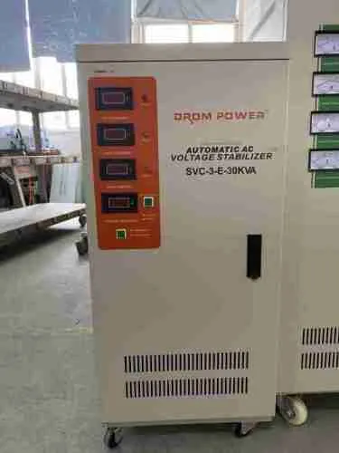 Automatic AC Digital Voltage Stabilizer Single Phase 30KW
