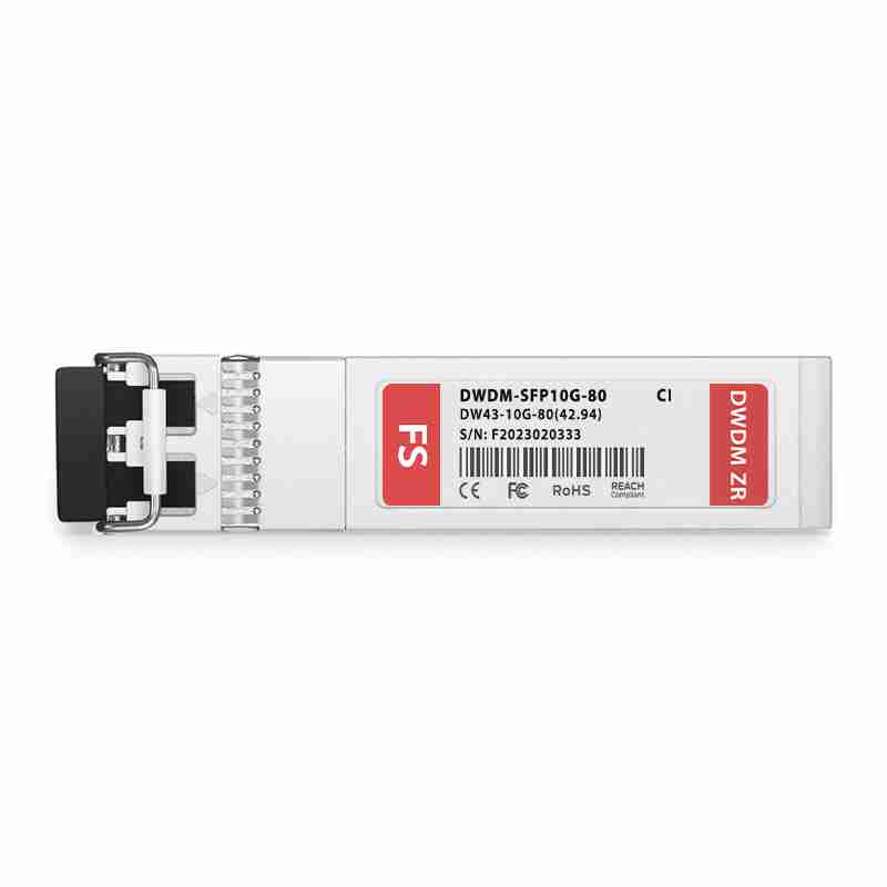 Ciena DWDM-SFP10G-42.94-80 Compatible 10G DWDM SFP+ 100GHz Transceiver Module (SMF, 1542.94nm, 80km, LC, DOM)