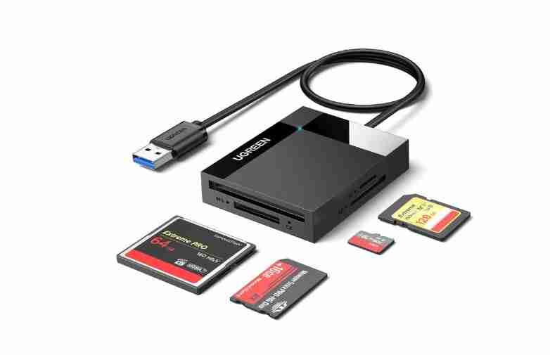 UGREEN 4-In-1 USB 3.0 Card Reader 0.5M - CR125