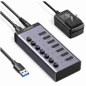 UGREEN 7-Port Powered USB-A 3.0 Hub UK Power adaptor - CM481 (UG- 90306)